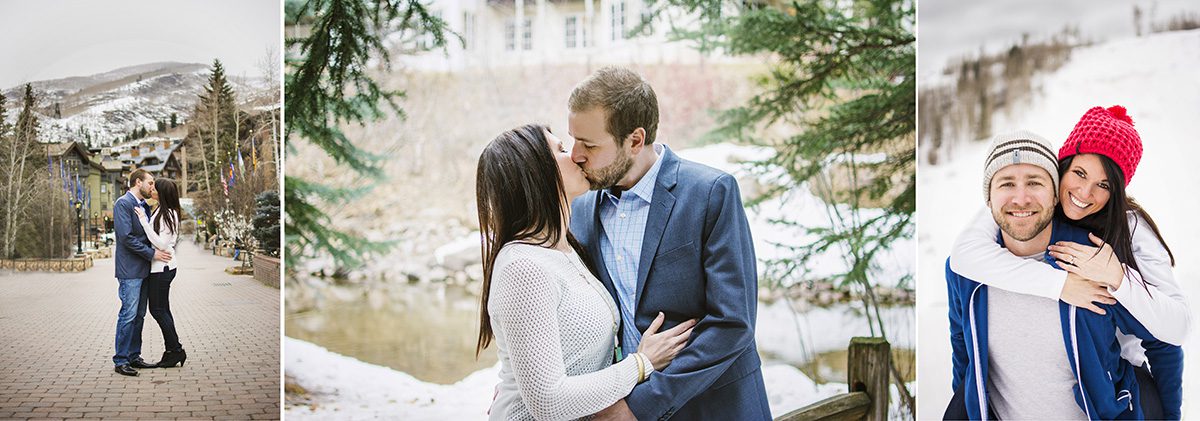 Vail Village in winter | Engagement photographer