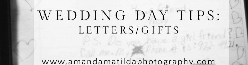 wedding day love letters | vail wedding photographer