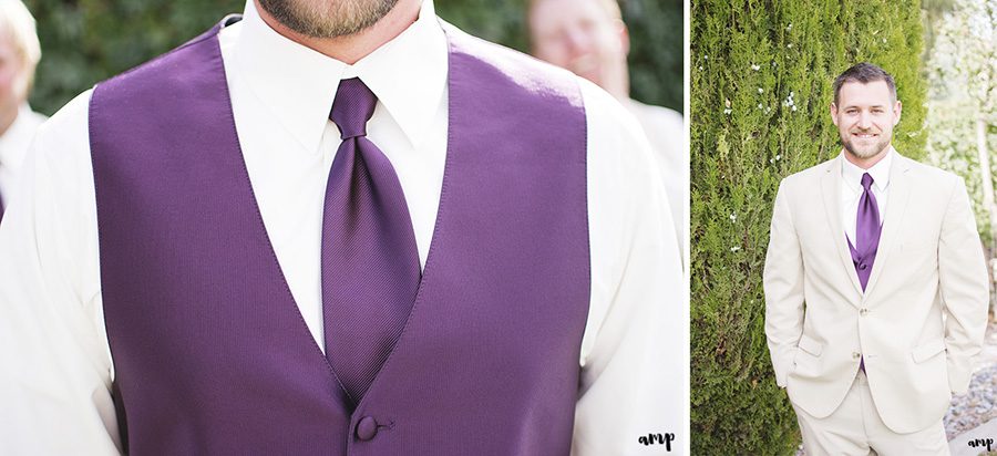 khaki and purple groom inspiration  |  Palisade Wedding by amanda.matilda.photography