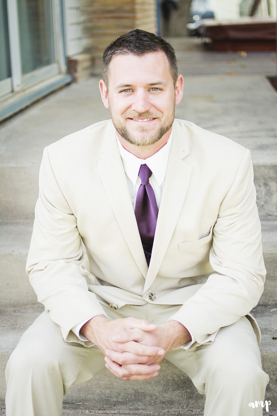 khaki and purple groom inspiration  |  Palisade Wedding by amanda.matilda.photography