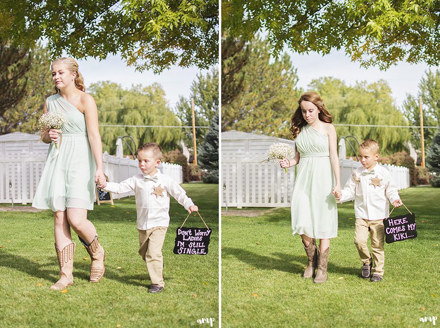 ring bearers  |  Palisade Wedding by amanda.matilda.photography