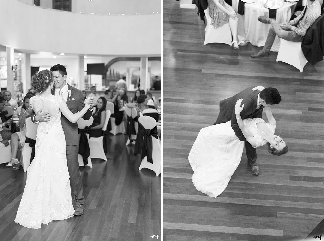 Bride and groom's first dance