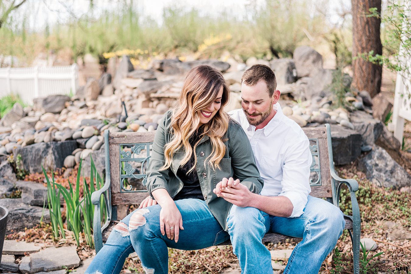 Morgan & Josh's Amy's Courtyard engagement proposal | amanda.matilda.photography