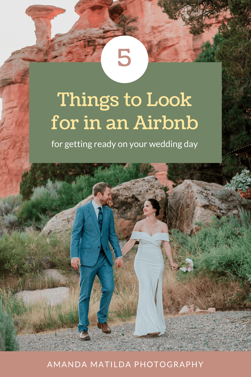 What to Look for in an Airbnb for Getting Ready on your Wedding Day | Amanda Matilda Photography