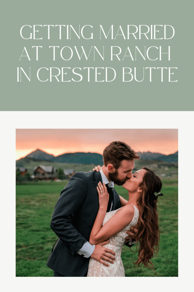 Getting Married at Town Ranch in Crested Butte