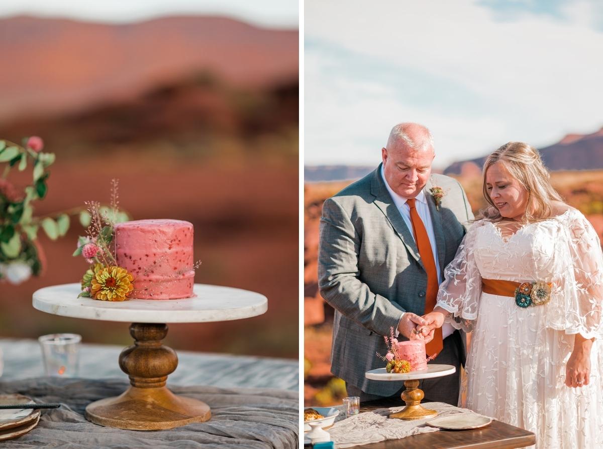 Leslie & James | Picnic Elopement in Moab