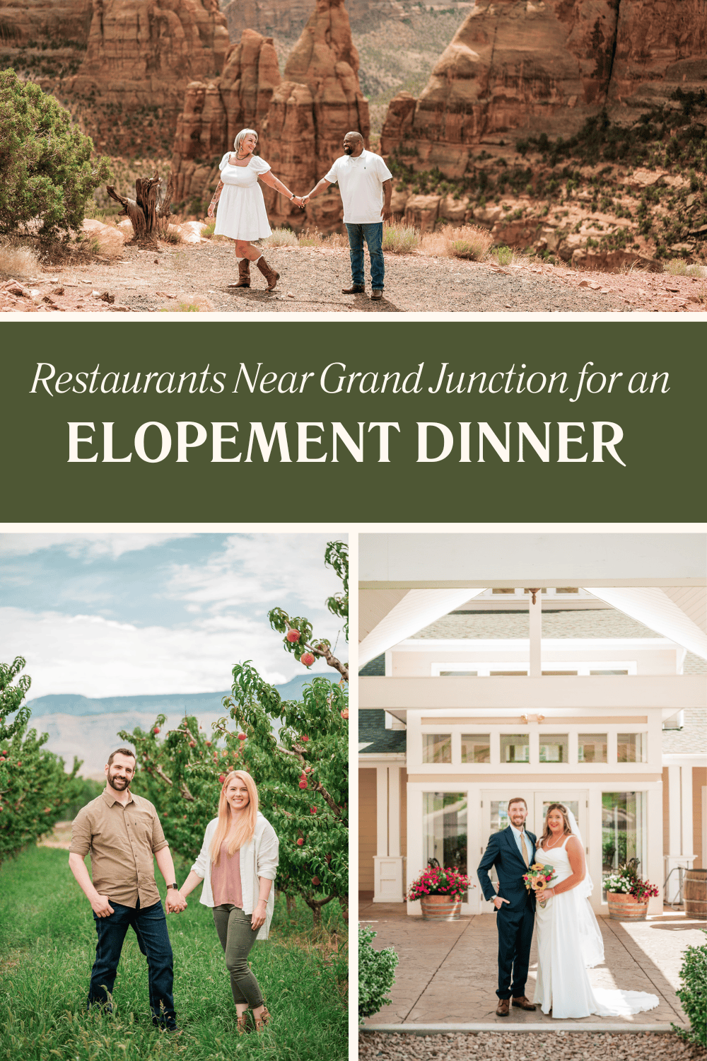 Restaurants in Grand Junction for an Elopement Dinner