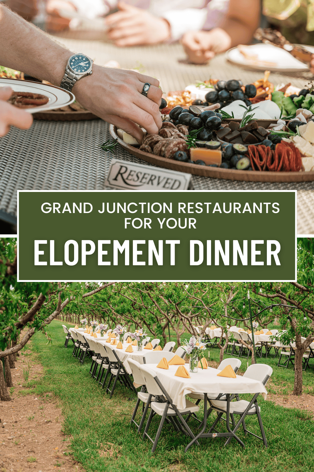 Restaurants in Grand Junction for an Elopement Dinner