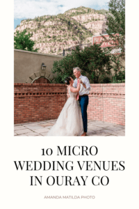 10 micro wedding venues in Ouray